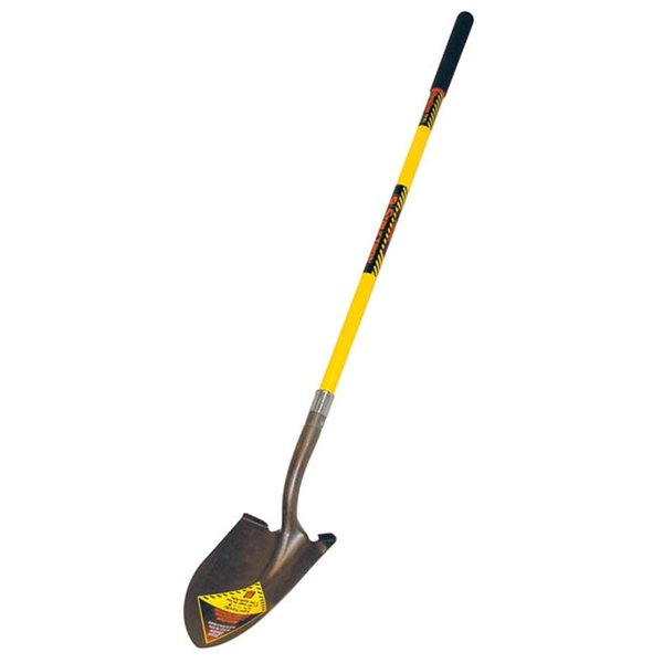 Seymour Midwest 48in. Fiberglass Handle Structron Round Point Shovel SE309985